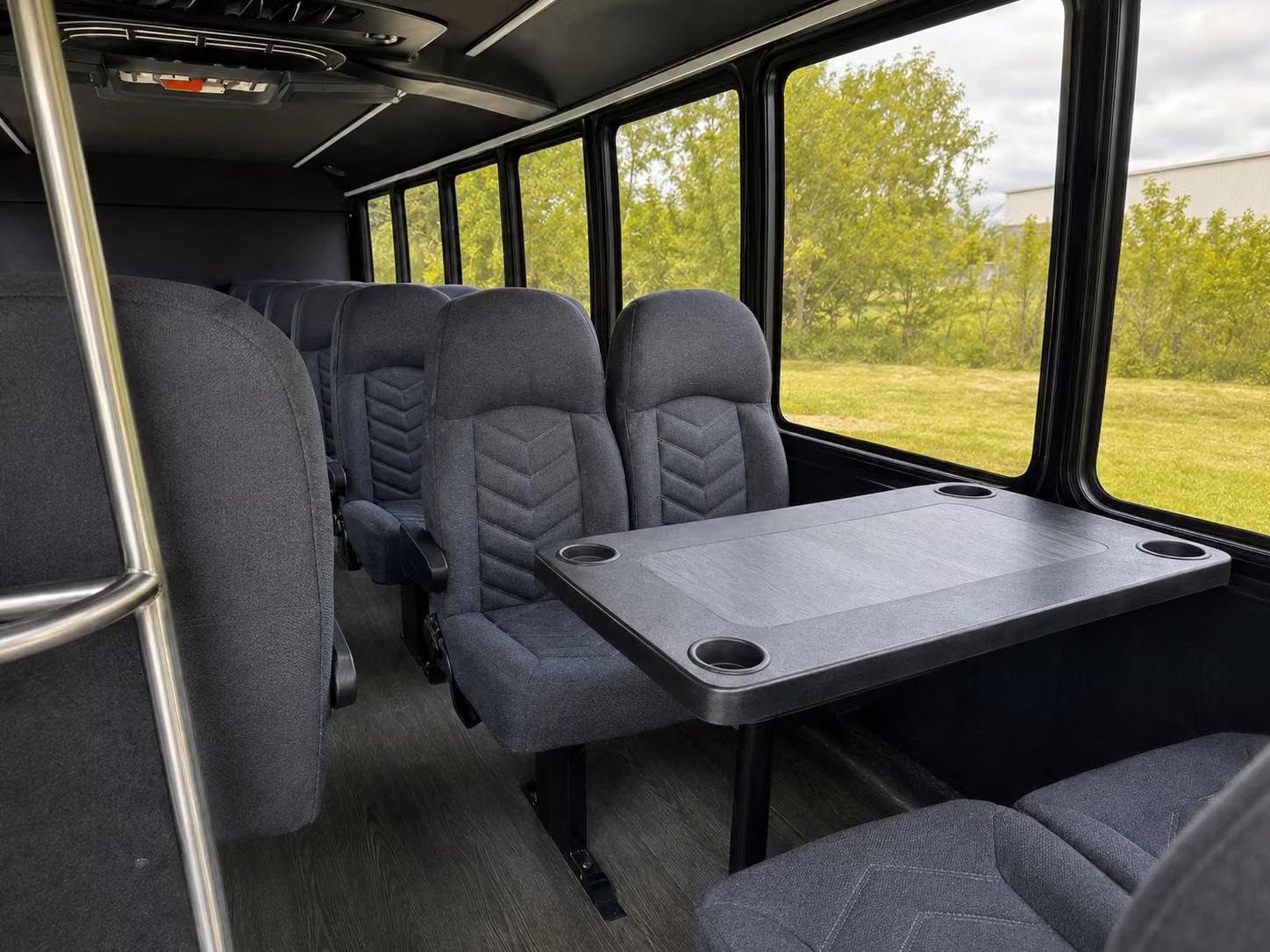 18 passenger minibus inside
