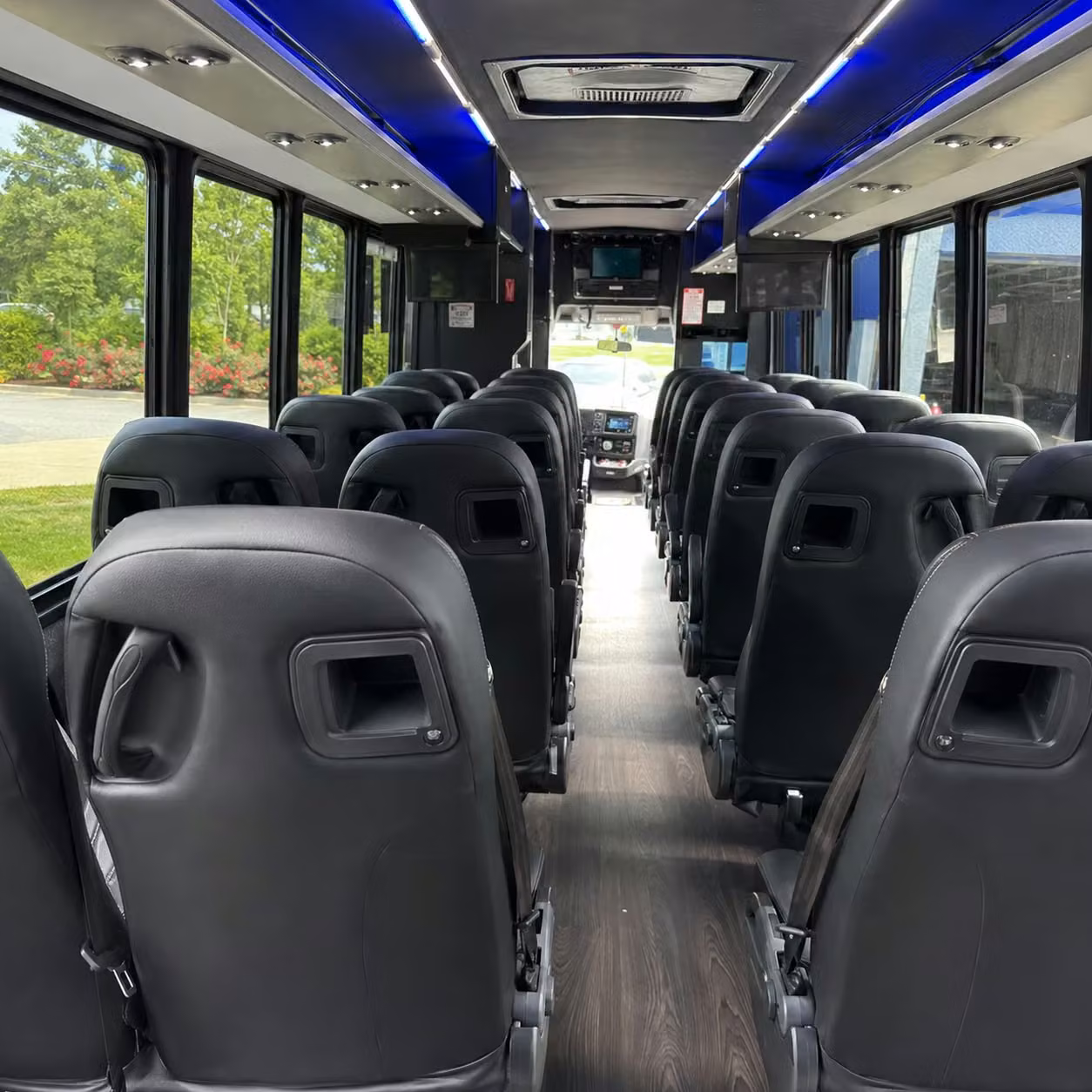 25 passenger minibus interior