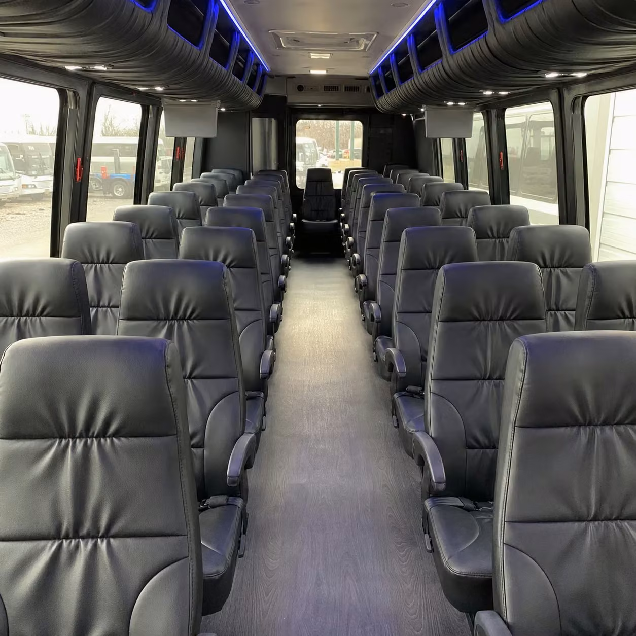 30 passenger minibus interior