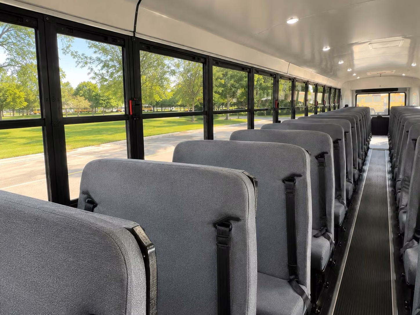 school bus interior