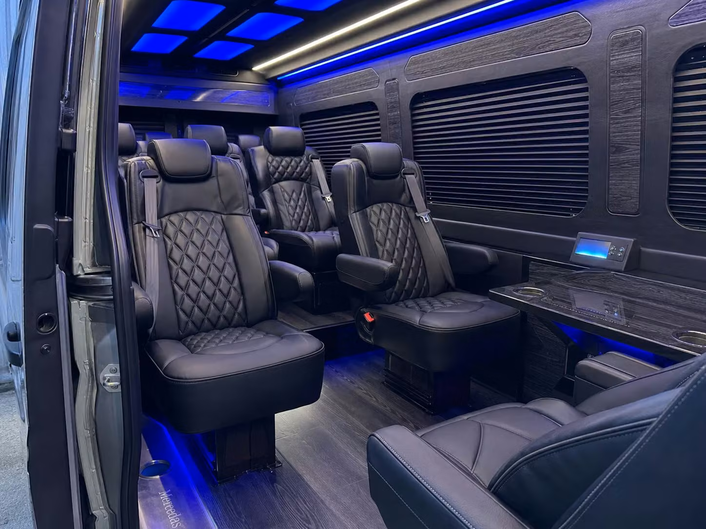 sprinter van transportation for groups and events across salem