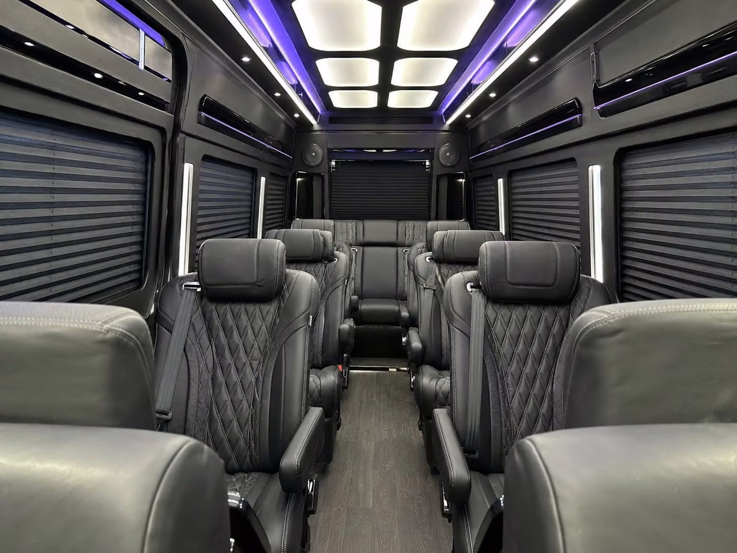 sprinter van with driver inside